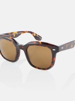 Okulary przeciwsłoneczne Brunello Cucinelli brązowe