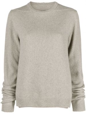 Pull col rond Rick Owens gris