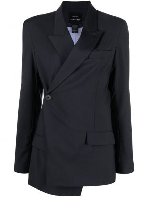 Ull lang blazer Smythe grå