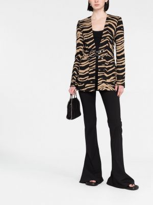 Žakárová bunda s potiskem s tygřím vzorem Stella Mccartney