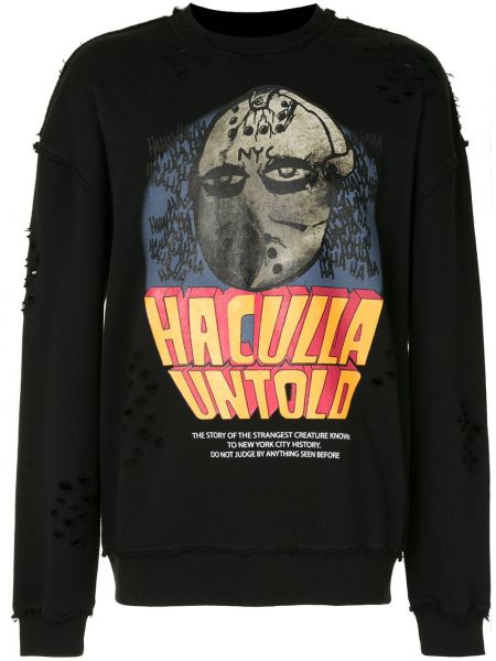 Sweatshirt aus baumwoll mit print Haculla schwarz