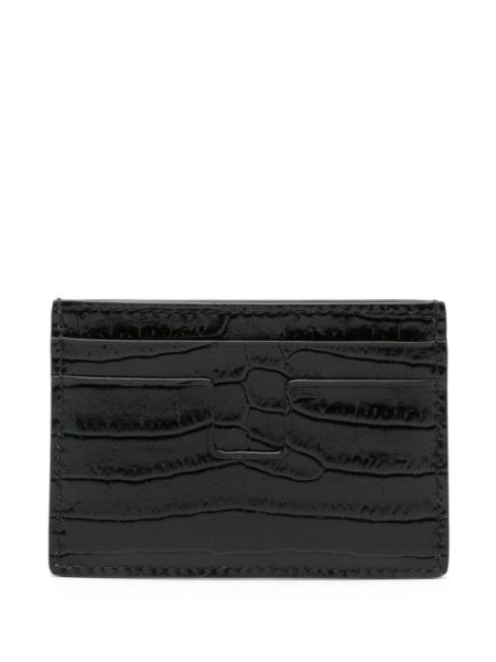 Kožená peněženka Tom Ford černá