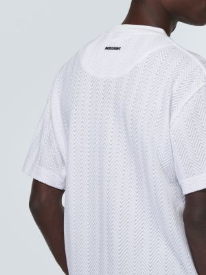 Camiseta de algodón Missoni blanco