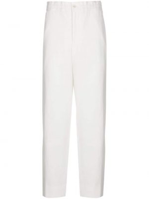 Βαμβακερό παντελόνι με ίσιο πόδι Comme Des Garçons Homme Plus λευκό