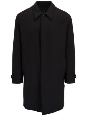 Vlněný kabát Brioni černý