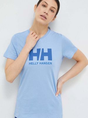 Тениска Helly Hansen синьо