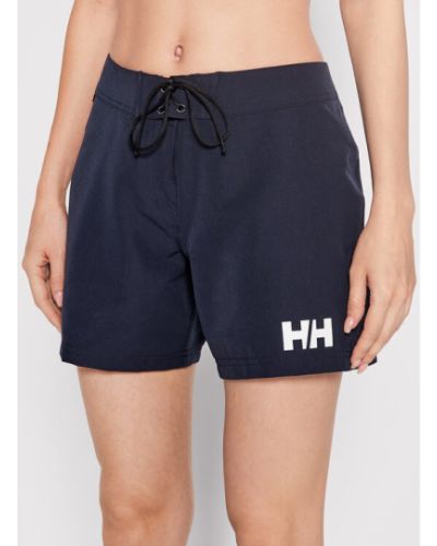 Pantaloni scurți cu talie înaltă Helly Hansen albastru