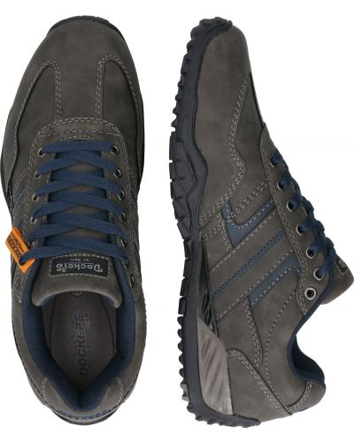 Ниски обувки с връзки Dockers By Gerli синьо