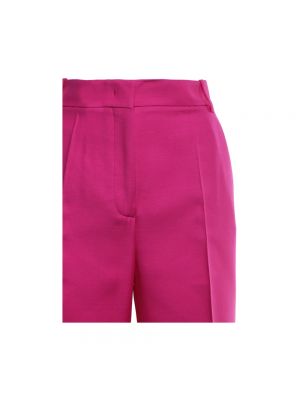 Proste spodnie slim fit Valentino Garavani różowe