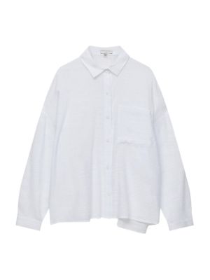 Меланж блуза Pull&bear бяло