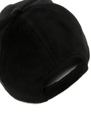 Aksamitna czapka z daszkiem Sonia Rykiel czarna