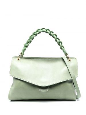 Плетени чанта за ръка Officine Creative зелено