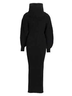 Платье-свитер чанки A.w.a.k.e. Mode черное