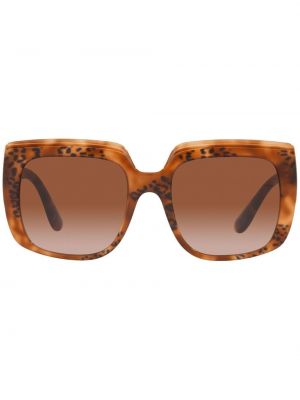 Oversized sončna očala Dolce & Gabbana Eyewear rjava