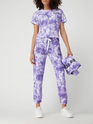 Спортивные штаны с эффектом тай-дай Champion фиолетовые