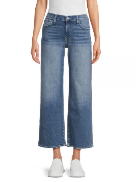 Широкие джинсы Rosalie с высокой посадкой Hudson, Light Blue
