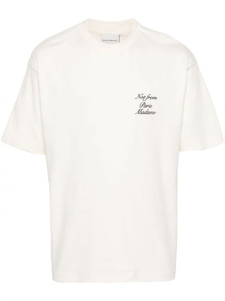 T-shirt Drôle De Monsieur bianco
