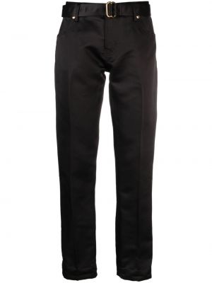 Hedvábné saténové rovné kalhoty Tom Ford