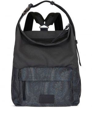 Žakárový batoh s paisley vzorom Etro