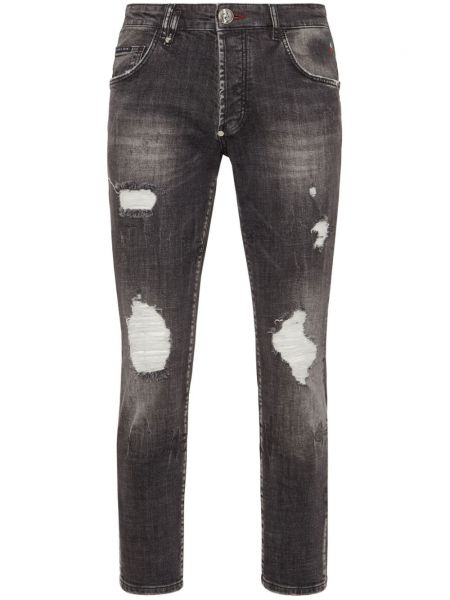 Skinny jeans Philipp Plein grau