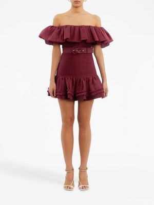 Mini suknele Rebecca Vallance raudona