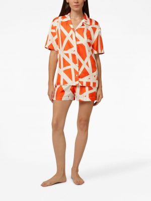 Pyjama à imprimé Missoni Home orange