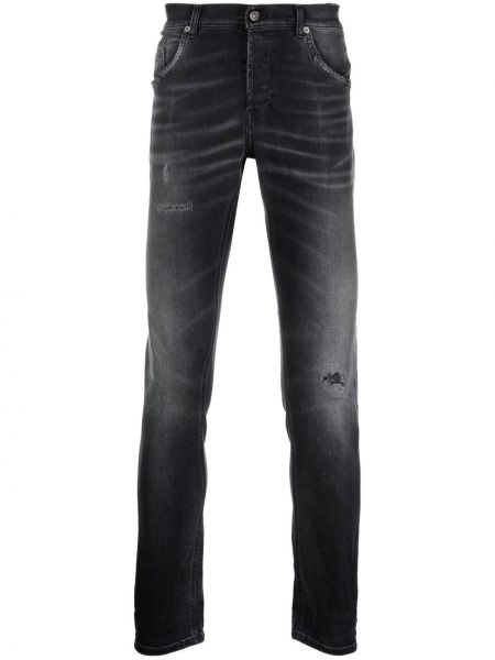 Slank nødlidende skinny jeans Dondup svart