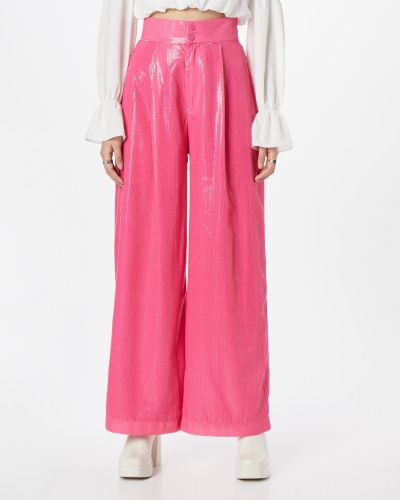 Plisované nohavice Olivia Rubin ružová