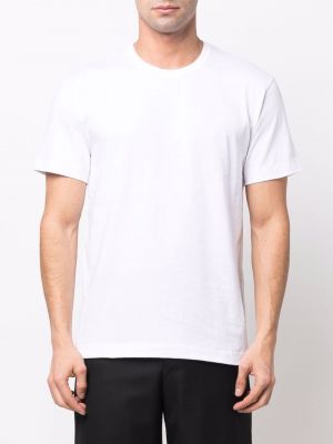 Květinové tričko s potiskem Comme Des Garçons Homme Plus bílé