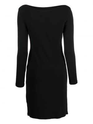 Prigludęs suknele v formos iškirpte Versace Pre-owned juoda
