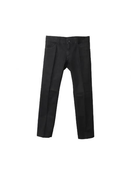 Spodnie bawełniane Dolce & Gabbana Pre-owned czarne