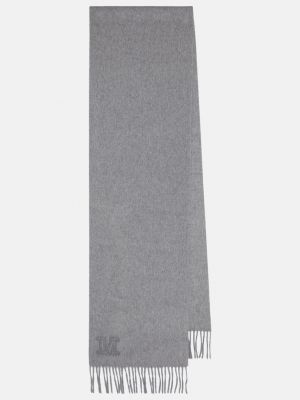 Кашемировый шарф Max Mara серый