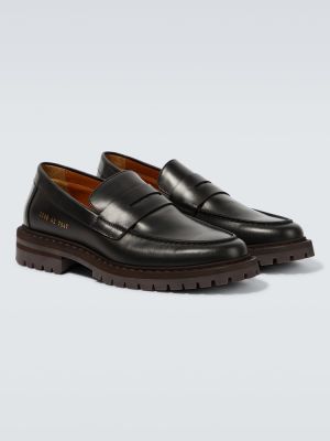 Pantofi loafer din piele Common Projects negru