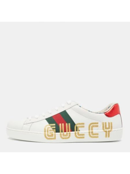 Sneakersy skórzane Gucci Vintage