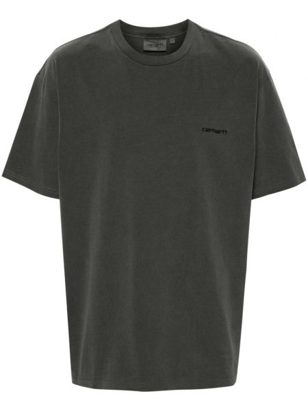 Broderet t-shirt Carhartt Wip grå