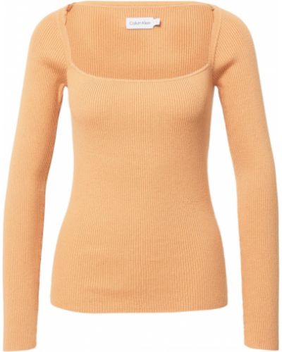 T-shirt manches longues Calvin Klein orange