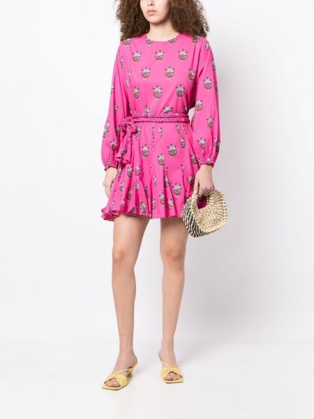 Kleid mit print Rhode pink