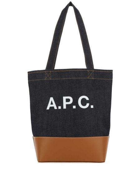 Shopping bag A.p.c. blå