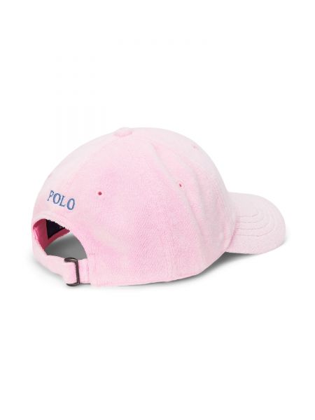 Cappello con visiera ricamato Polo Ralph Lauren rosa
