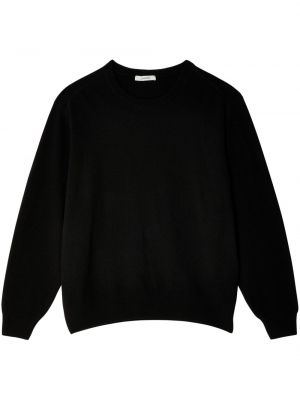 Džemper s okruglim izrezom Lemaire crna