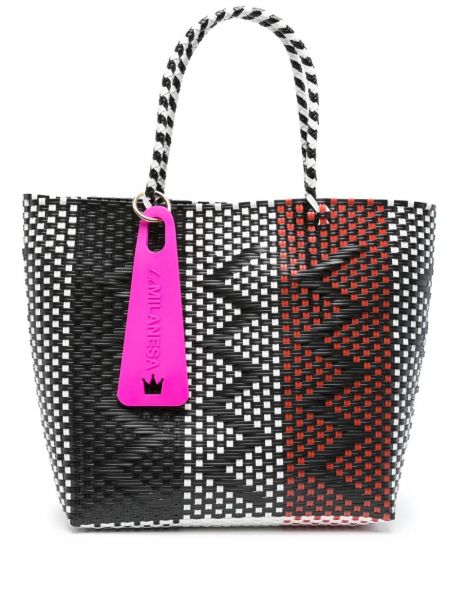 Nakupovalna torba s karirastim vzorcem La Milanesa