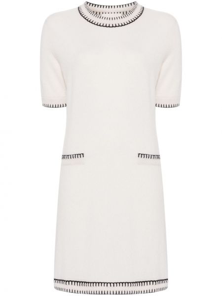 Pletena haljina od kašmira Lisa Yang bijela