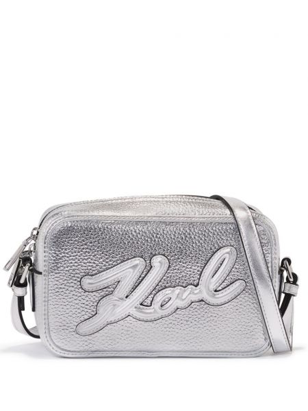 Schultertasche Karl Lagerfeld silber