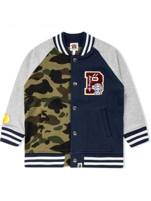 Giacca bomber con stampa camouflage A Bathing Ape® marrone
