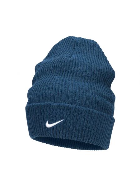 Niebieska czapka wełniana Nike