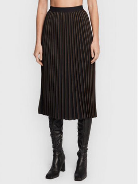 Plisované midi sukně Marc Aurel černé