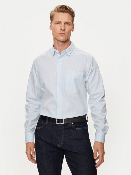 Slim fit priliehavá dlhá košeľa Calvin Klein