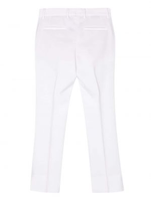 Spodnie slim fit Incotex białe