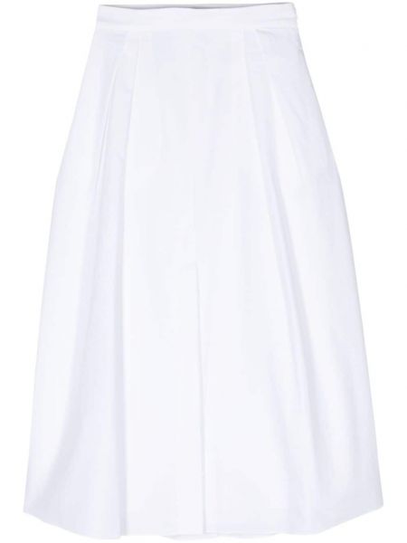 Pamučni midi suknja Róhe bijela