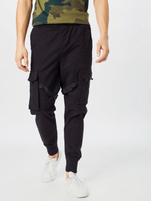 Pantaloni cargo cu buzunare Urban Classics negru